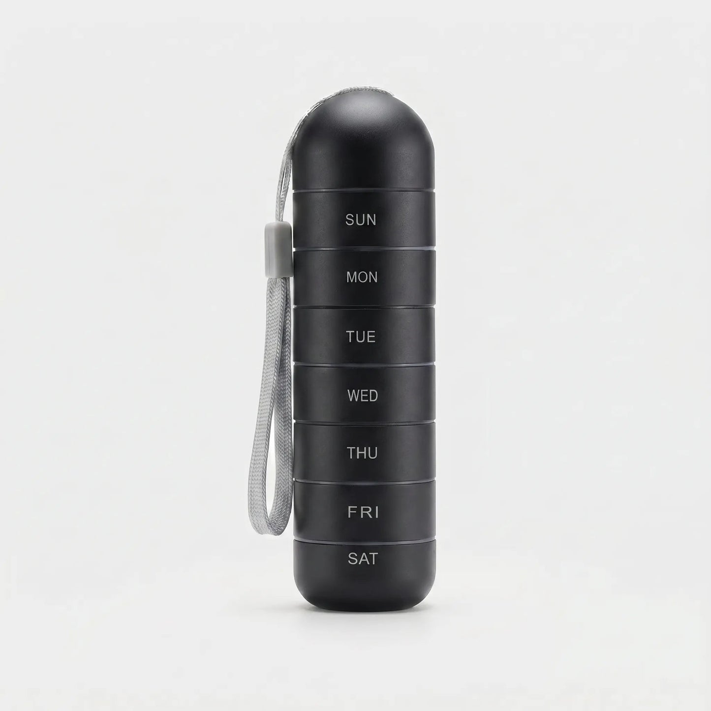 Pill Organizer | Seven Daily Compartments | Compact Weekly Pill Organizer for Travel 7