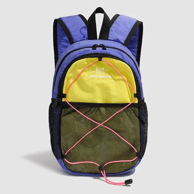 Backpack | Lightweight Nylon | Stylish Color Block Design for Outdoor Activities 8