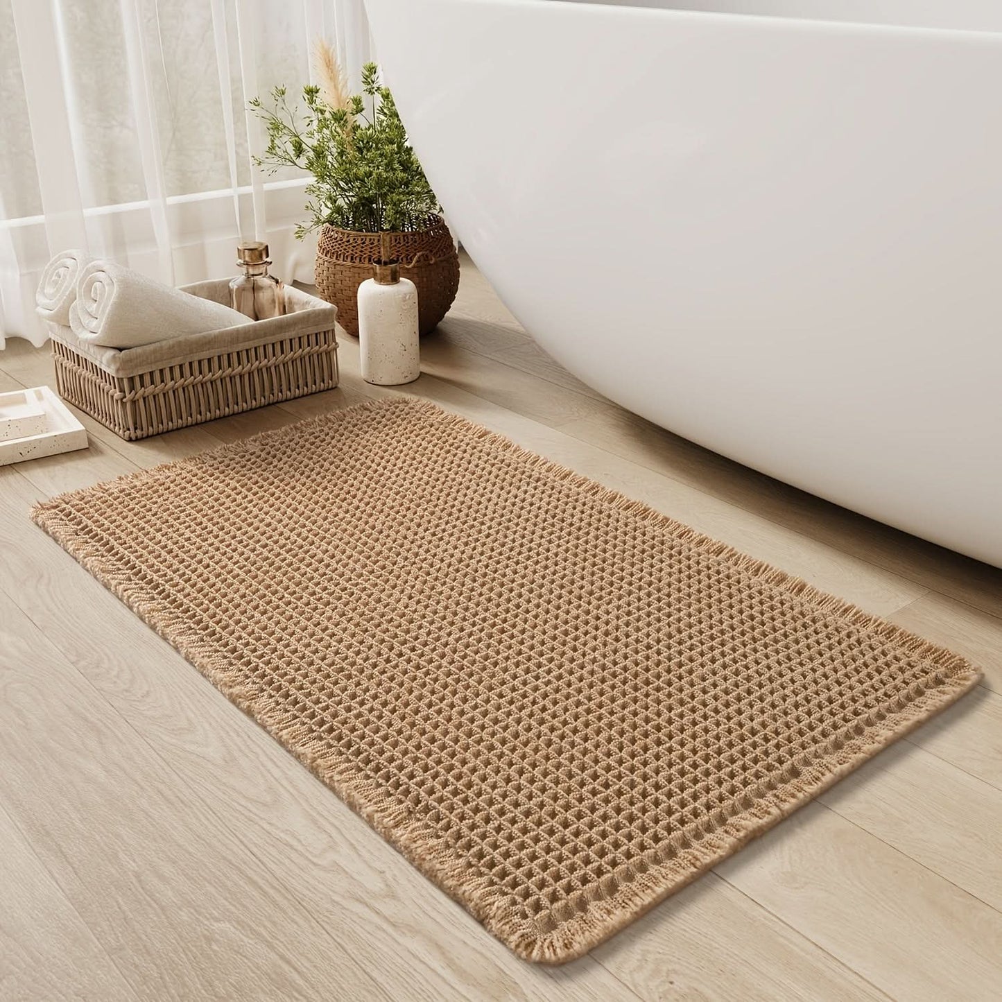 Bath Mat | Ultra-Absorbent Cotton | Quick-Drying Non-Slip Design 4