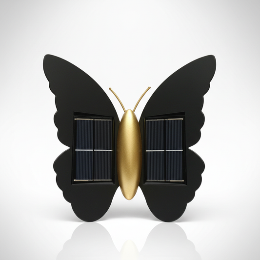 Butterfly Solar Wall Light - Motion Sensor Outdoor Security
