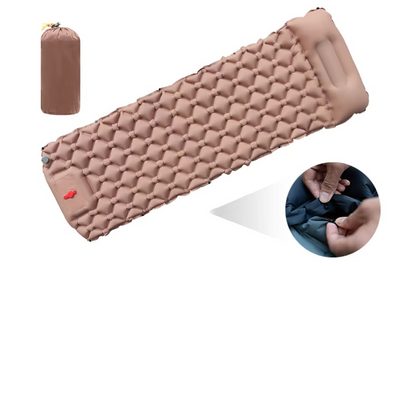 Camping Sleeping Pad | Built-In Pillow | Self-Inflating Lightweight Design 6
