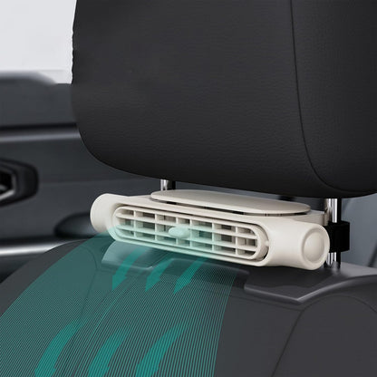 Car Fan | Bladeless Design with Three Speed Settings | USB Fan for Car and Headrest Mount - 3
