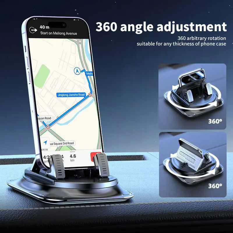 Car Phone Holder | 360 Degree Rotation Suction Cup Mount | Dashboard Phone Holder for Vehicles 4