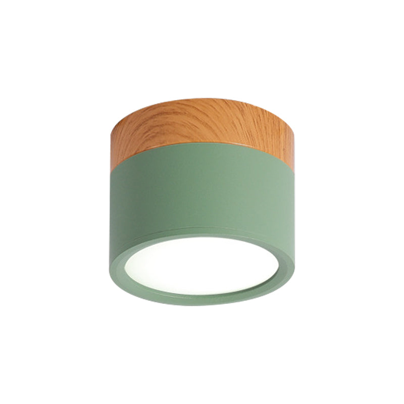 Ceiling Light | Stylish Metal and Wood Design | Flush Mount Ceiling Light for Kitchen and Bar 1