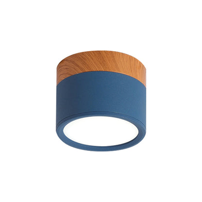 Ceiling Light | Stylish Metal and Wood Design | Flush Mount Ceiling Light for Kitchen and Bar 6