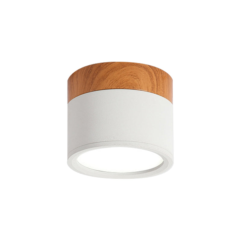 Ceiling Light | Stylish Metal and Wood Design | Flush Mount Ceiling Light for Kitchen and Bar 7