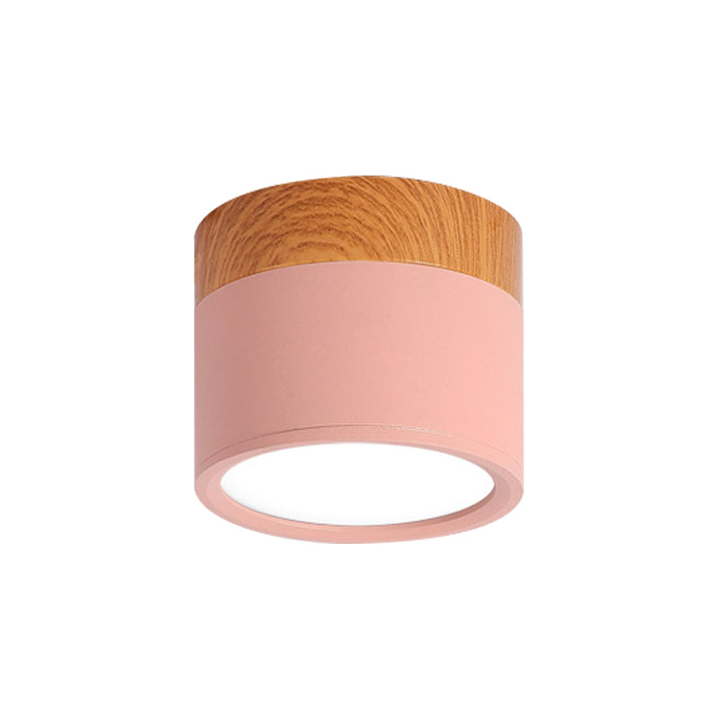 Ceiling Light | Stylish Metal and Wood Design | Flush Mount Ceiling Light for Kitchen and Bar 9