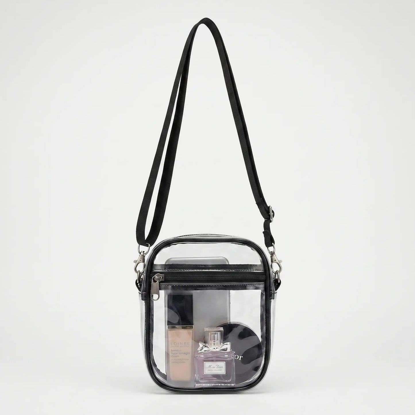 Clear Crossbody Bag | Water-Resistant Material | Ideal for Festivals and Stadiums 0