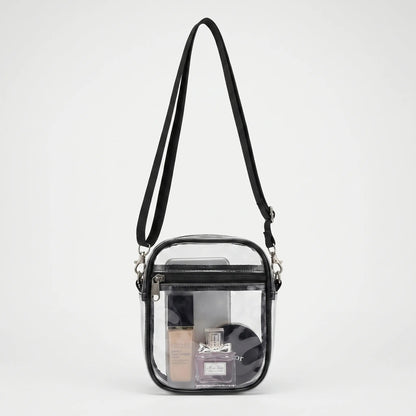 Clear Crossbody Bag | Water-Resistant Material | Ideal for Festivals and Stadiums 0