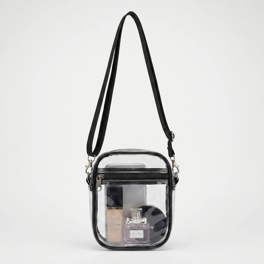 Clear Crossbody Bag | Water-Resistant Material | Ideal for Festivals and Stadiums 0