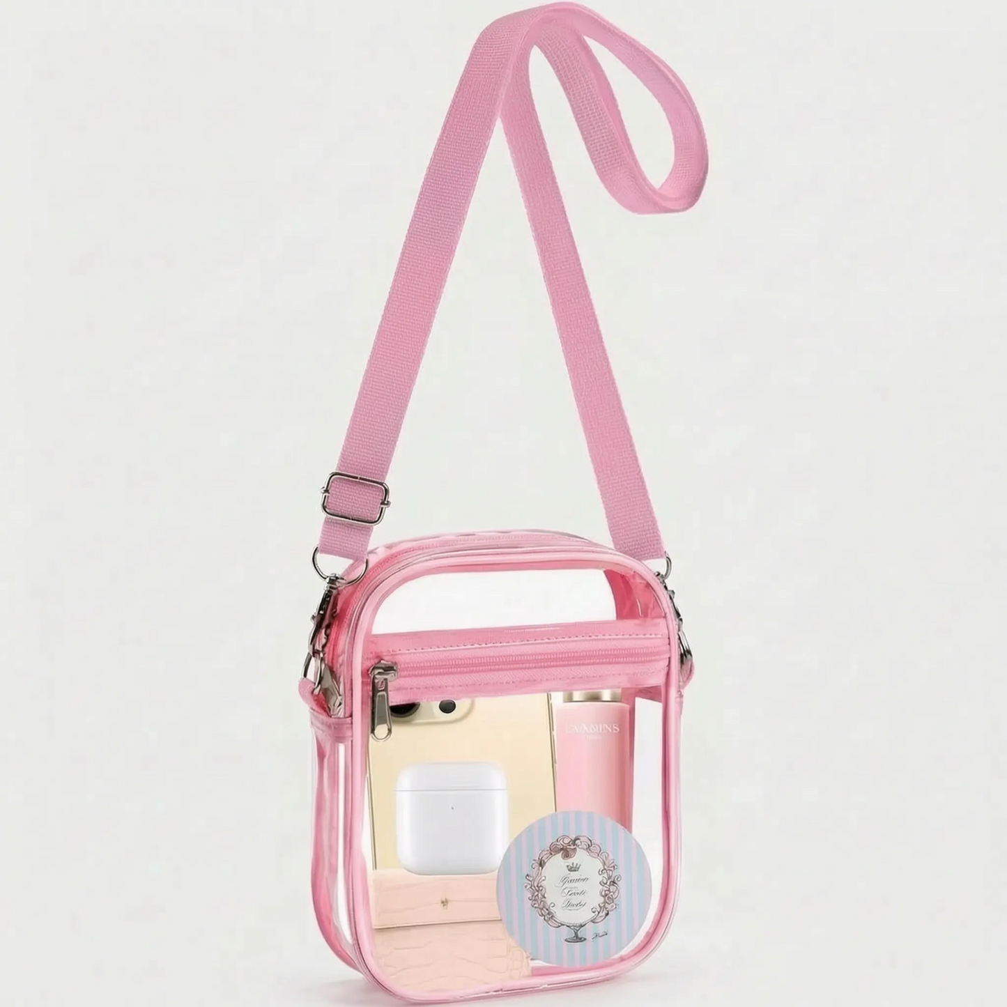 Clear Crossbody Bag | Water-Resistant Material | Ideal for Festivals and Stadiums 10