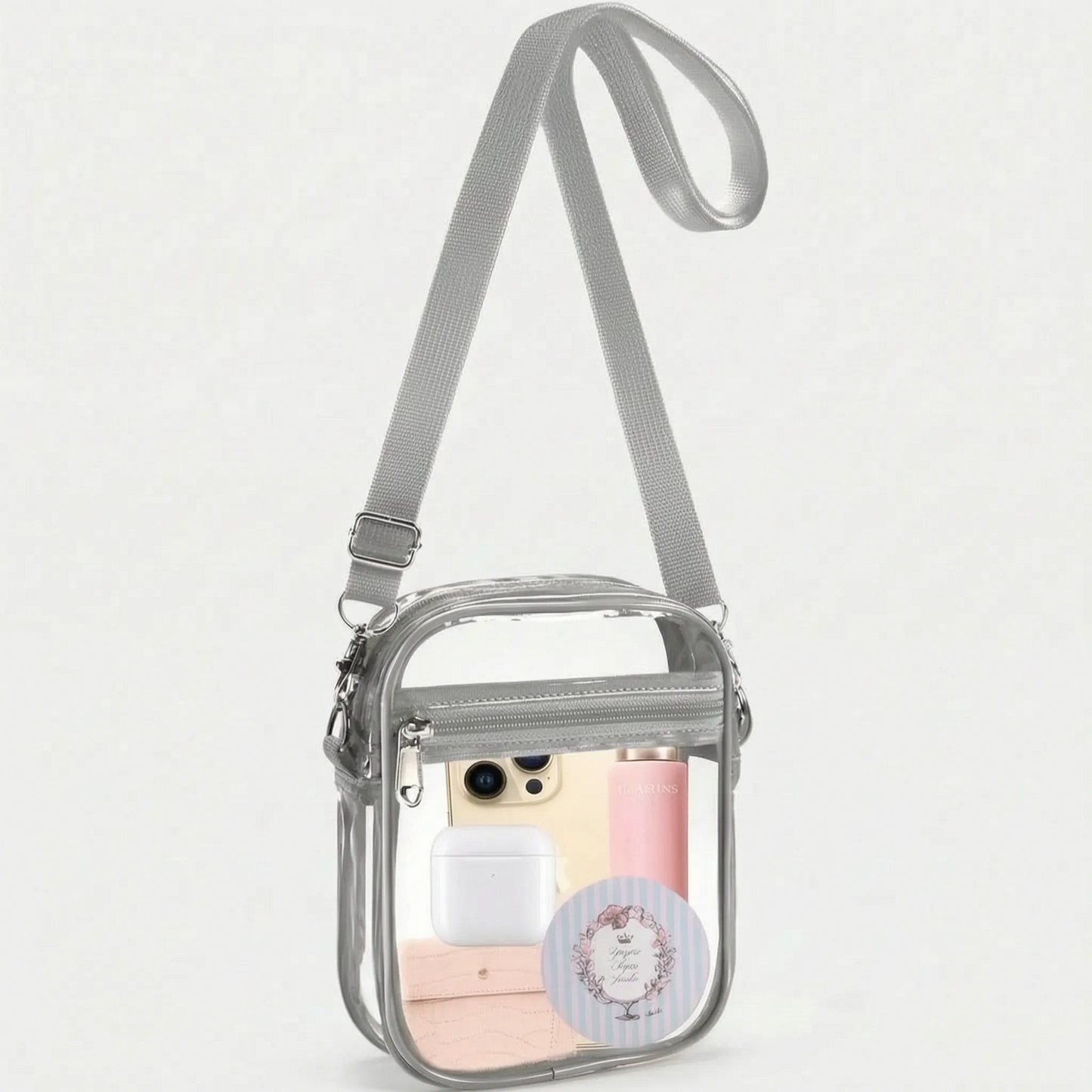 Clear Crossbody Bag | Water-Resistant Material | Ideal for Festivals and Stadiums 6