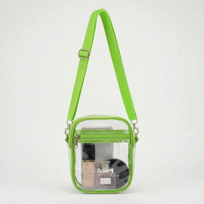 Clear Crossbody Bag | Water-Resistant Material | Ideal for Festivals and Stadiums 7
