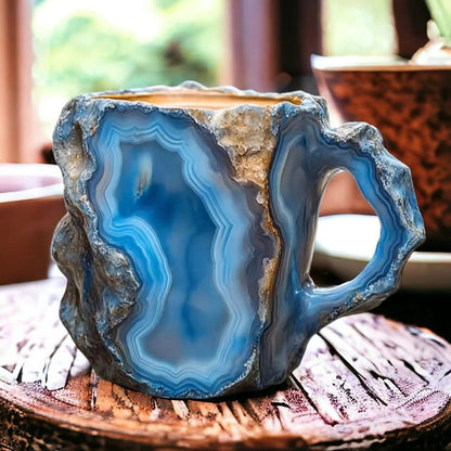 Coffee Cup | Handmade Mineral Crystal | Insulating Microwave Safe Coffee Mugs 350-450ml 0