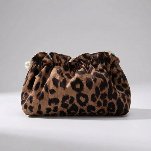 Cosmetic Pouch | Leopard Print Design | Travel Makeup Bag Organizer for Easy Cosmetic Storage 0