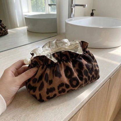 Cosmetic Pouch | Leopard Print Design | Travel Makeup Bag Organizer for Easy Cosmetic Storage 4