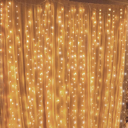 Curtain Lights | IP65 Waterproof LED Bulbs | Outdoor String Lights with Remote and Multiple Modes 10