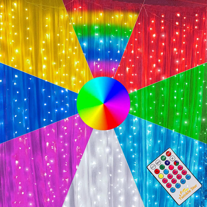 Curtain Lights | IP65 Waterproof LED Bulbs | Outdoor String Lights with Remote and Multiple Modes 11