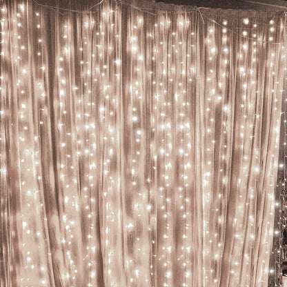 Curtain Lights | IP65 Waterproof LED Bulbs | Outdoor String Lights with Remote and Multiple Modes 12