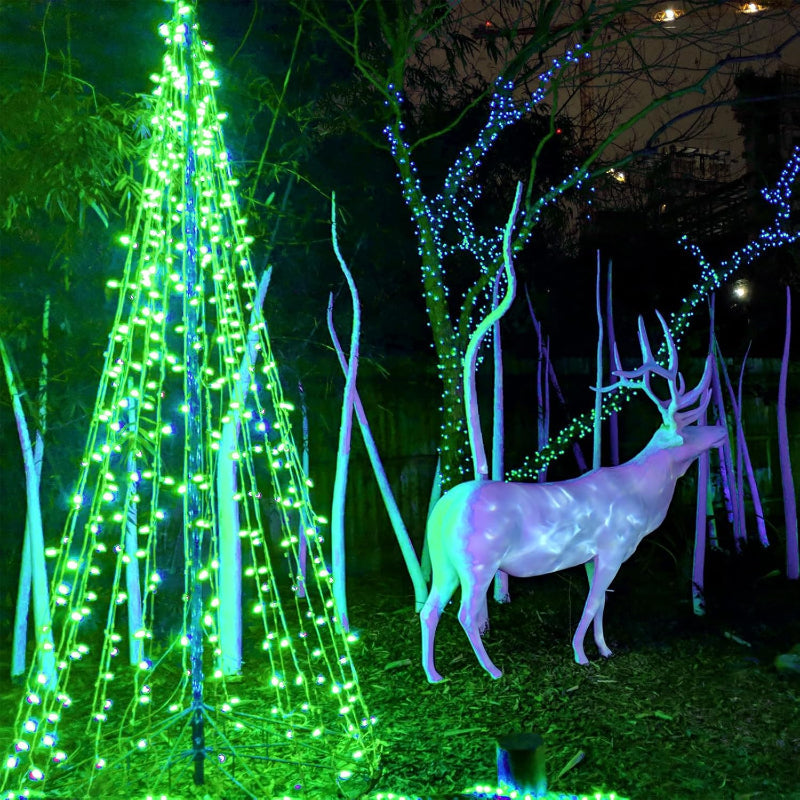 Curtain Lights | IP65 Waterproof LED Bulbs | Outdoor String Lights with Remote and Multiple Modes 2