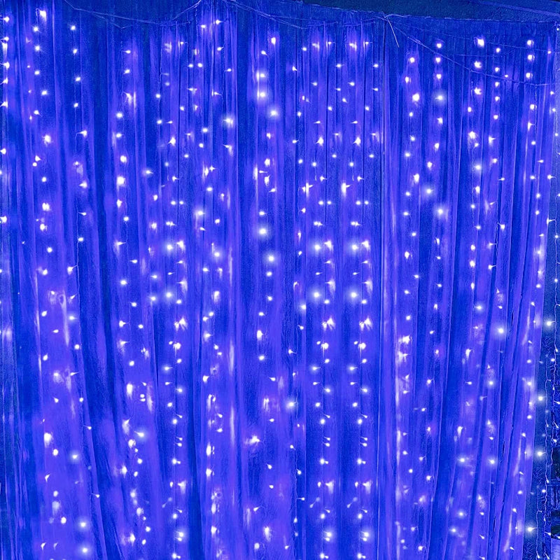 Curtain Lights | IP65 Waterproof LED Bulbs | Outdoor String Lights with Remote and Multiple Modes 9