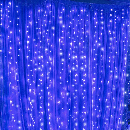 Curtain Lights | IP65 Waterproof LED Bulbs | Outdoor String Lights with Remote and Multiple Modes 9