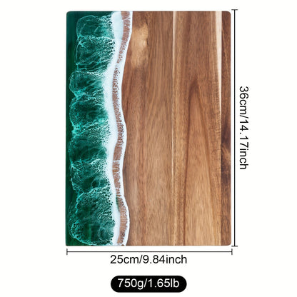Cutting Board | Acacia Wood with Resin Inlay | Custom Cutting Boards for Chopping and Serving 5