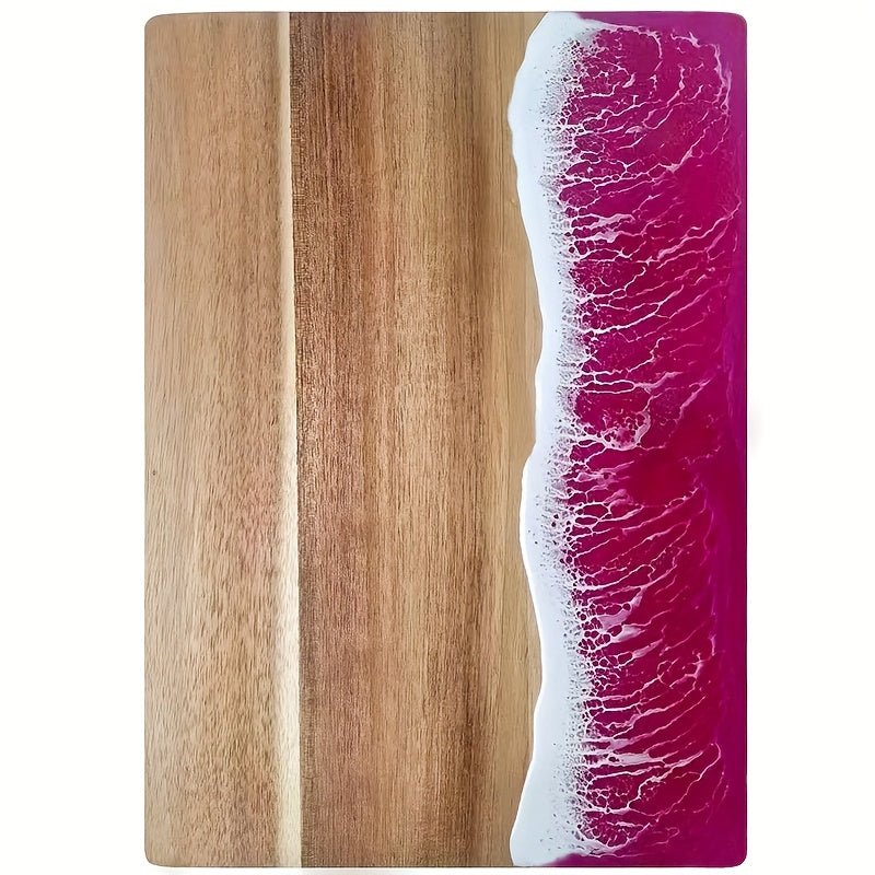 Cutting Board | Acacia Wood with Resin Inlay | Custom Cutting Boards for Chopping and Serving 6