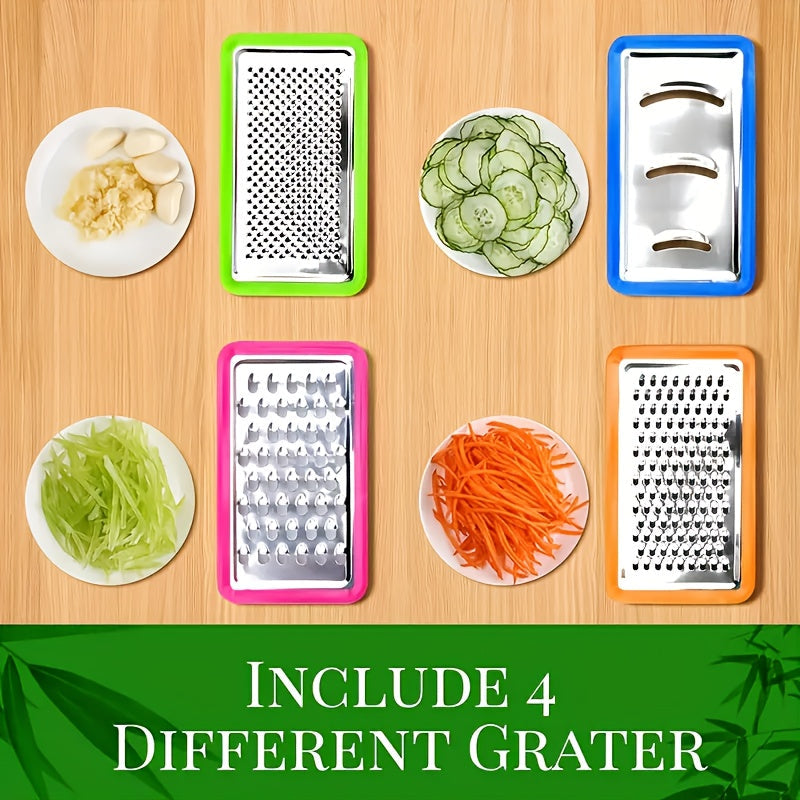 Cutting Board | Eco-Friendly Bamboo with Interchangeable Blades and Storage Trays 7