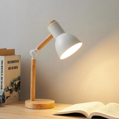 Desk Lamp | Adjustable Rubberwood Design | Table Lamps for Bedroom and Bedside Table Lamps 0
