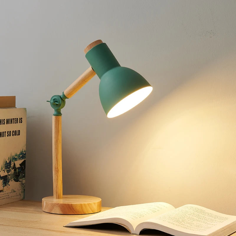 Desk Lamp | Adjustable Rubberwood Design | Table Lamps for Bedroom and Bedside Table Lamps 1