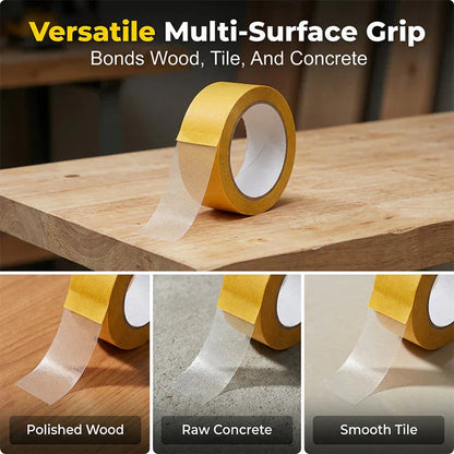 Double Sided Tape | Heavy-Duty Strong Adhesive | Double Sided Adhesive Tape for Mounting and Crafting 3