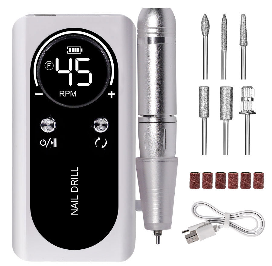 Electric Nail File | 45000RPM Speed | Professional Nail Drill for Portable Nail Care 1