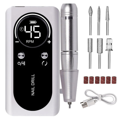 Electric Nail File | 45000RPM Speed | Professional Nail Drill for Portable Nail Care 1