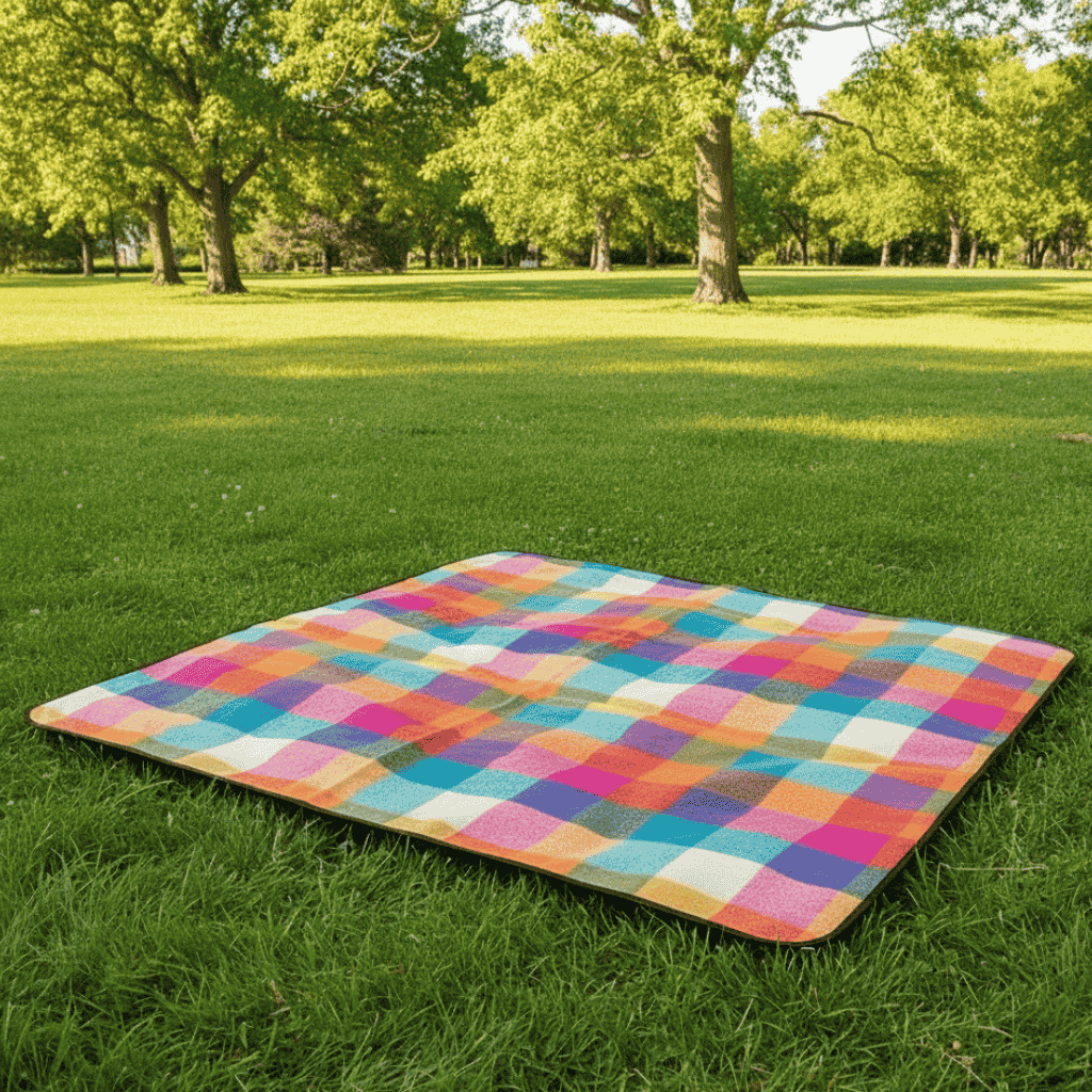 Picnic Blanket | Waterproof Bottom Layer | Lightweight Outdoor Mat for Picnics and Camping - 1