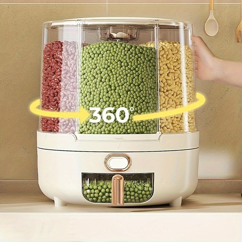 Food Storage Container | Airtight Design with 360° Rotating Base for Organized Pantry 1