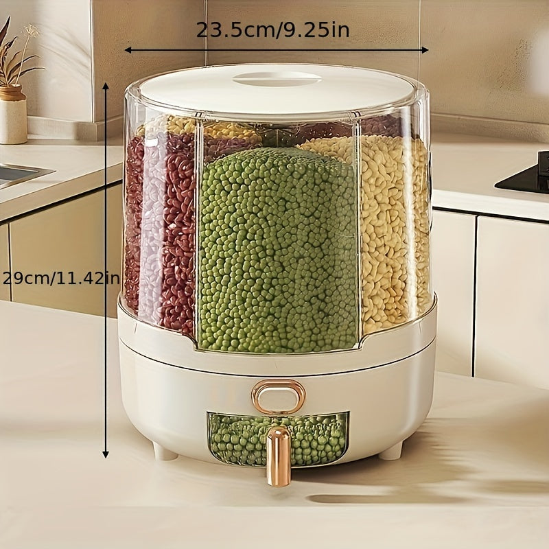 Food Storage Container | Airtight Design with 360° Rotating Base for Organized Pantry 5