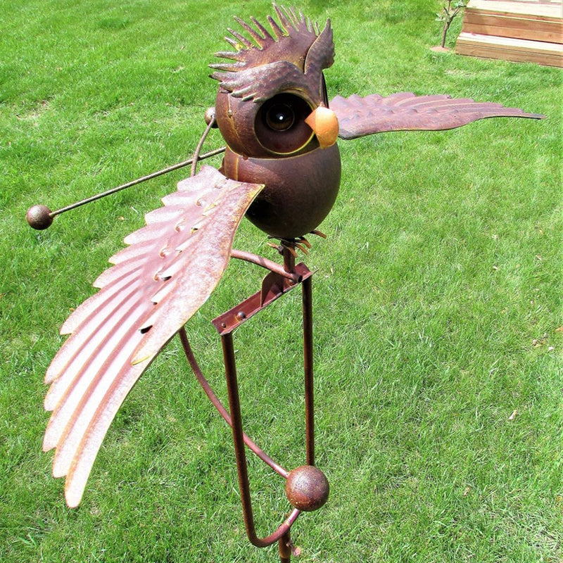 Garden Decor | Metal Windmill with Eagle Design | Outdoor Ornaments for Gardens and Patios - 6