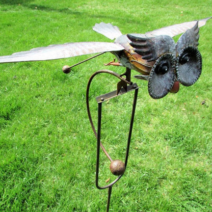 Garden Decor | Metal Windmill with Eagle Design | Outdoor Ornaments for Gardens and Patios - 7