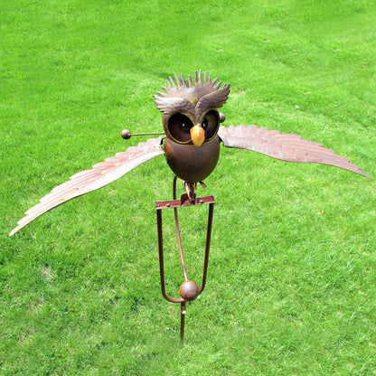 Garden Decor | Metal Windmill with Eagle Design | Outdoor Ornaments for Gardens and Patios - 8