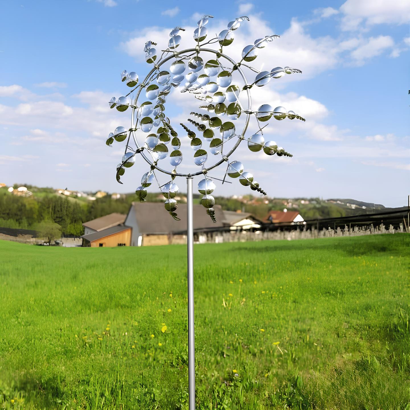 Garden Decoration | Durable Metal Wind Spinner | Unique Outdoor Kinetic Ornaments - 4
