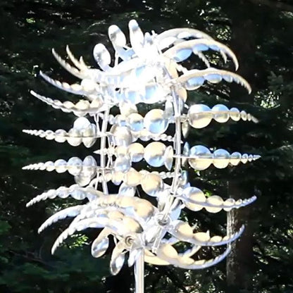 Garden Decoration | Durable Metal Wind Spinner | Unique Outdoor Kinetic Ornaments - 2