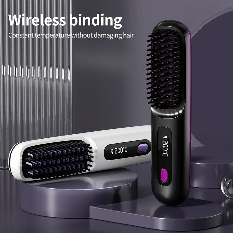 Hair Straightener | Ceramic Heating Element | Cordless USB Rechargeable for Travel and Quick Touch-Ups 1