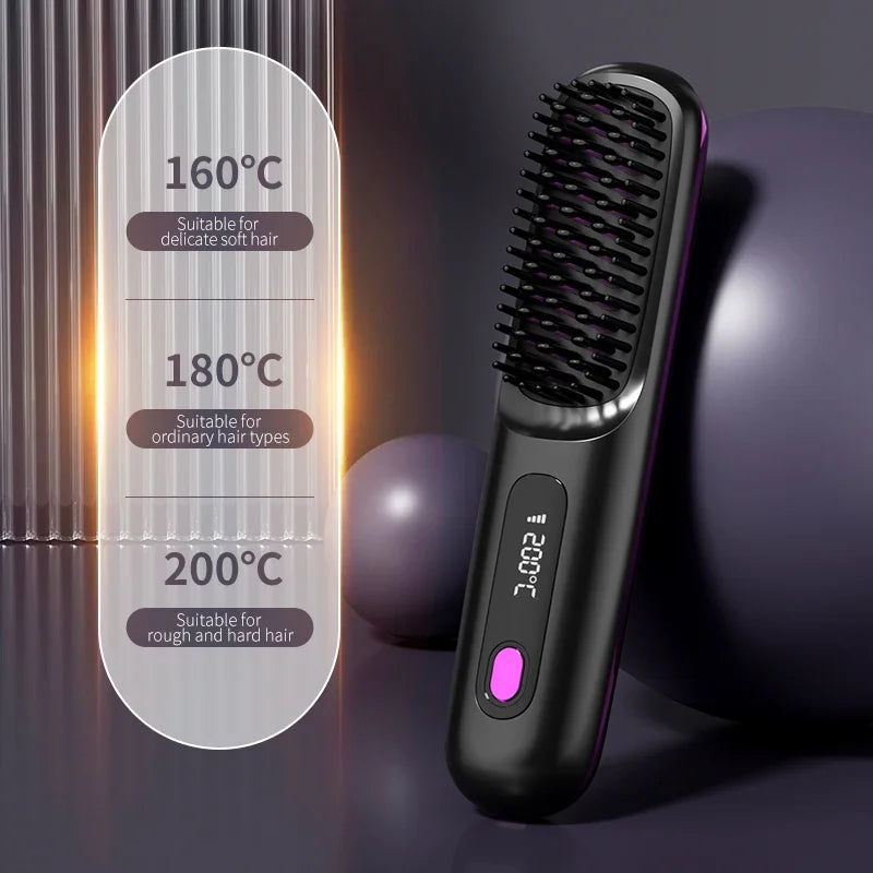 Hair Straightener | Ceramic Heating Element | Cordless USB Rechargeable for Travel and Quick Touch-Ups 5