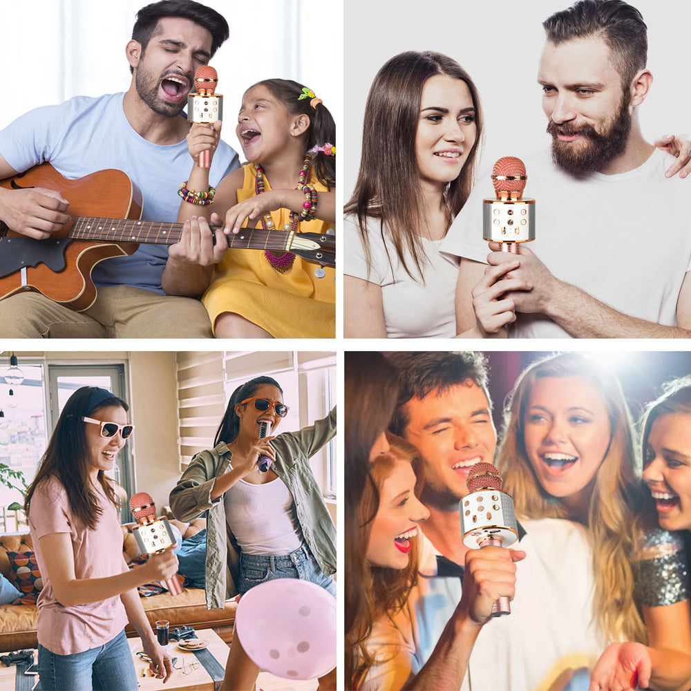 Karaoke Microphone | Bluetooth Connectivity | Wireless Karaoke Microphone with Built-in Speaker 3