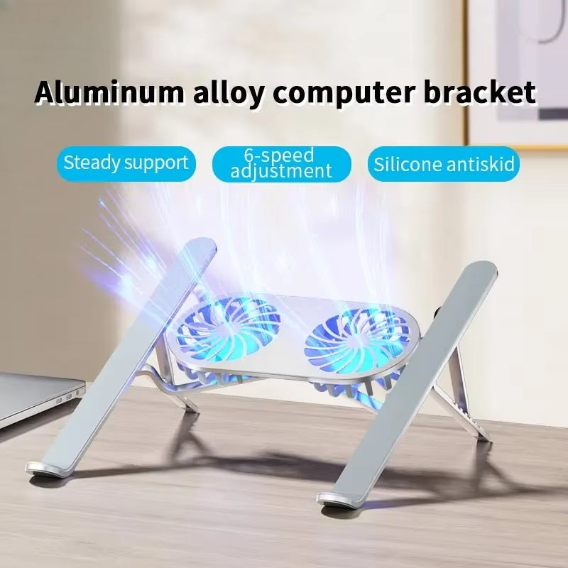 Laptop Stand | Dual Fan Cooling System | Adjustable Laptop Stand for Desk - 7
