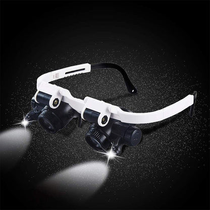 Magnifying Glasses | Adjustable LED Lighting | Magnifying Glass with Light for Reading and Dual Eye Usage 4