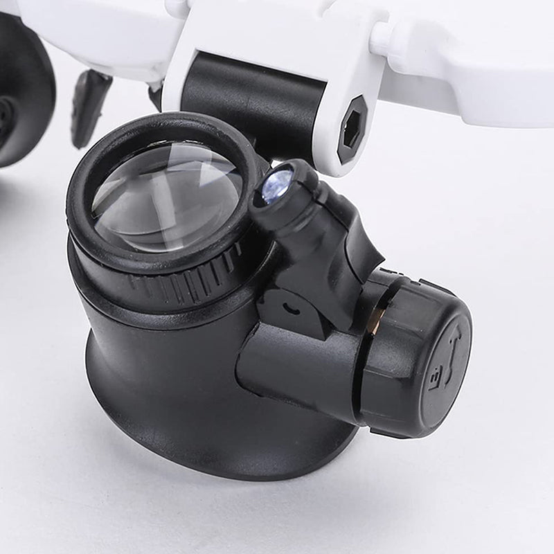 Magnifying Glasses | Adjustable LED Lighting | Magnifying Glass with Light for Reading and Dual Eye Usage 5