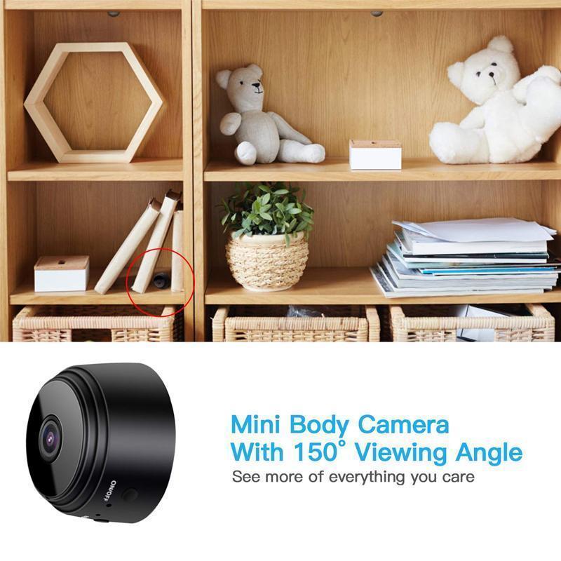 Mini Camera | 1080p Resolution | Small Security Cameras with Night Vision and Magnetic Base 4