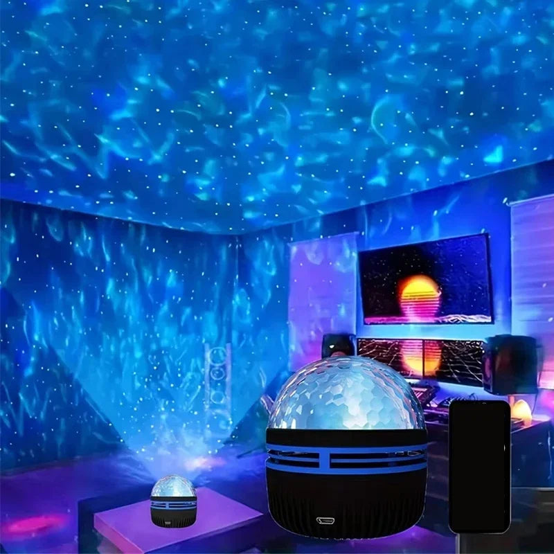 Mood Light Projector | LED RGB with Remote Control | Mood Lighting for Bedroom and Living Room 1